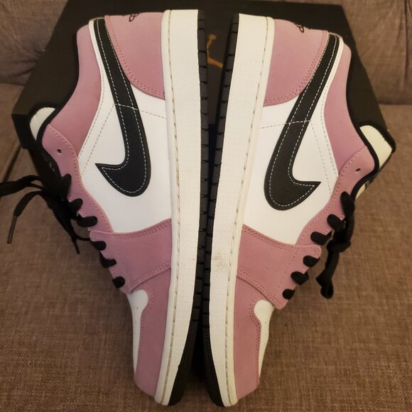 Air Jordan 1 Low Men's Size 12 Violet Shock Purple Black w Box - Picture 16 of 16